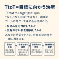 アトピー性皮膚炎における「TtoT」と「SDM」とは？