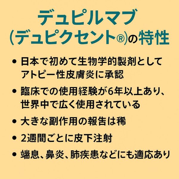 デュピルマブ(デュピクセント®)の特性