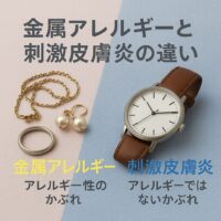 金属アレルギーと刺激皮膚炎の違い—「アクセサリーかぶれ」はどちら？—